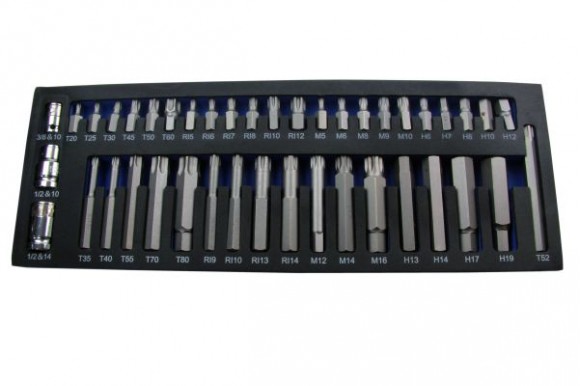 Bittenset in foam inlay 42-delig